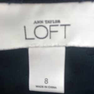 LOFT Navy Blue Short Sleeve Blouse